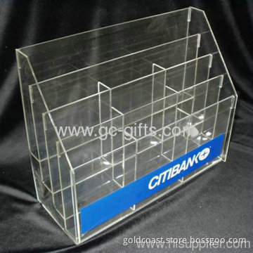 Sturdy Construction Of Lucite Book Shelf 